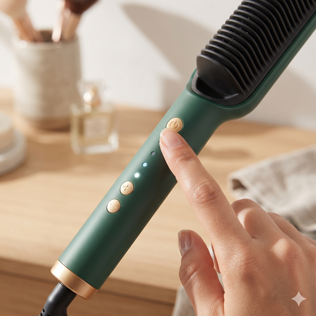 Hair Straightener Comb for Women & Men