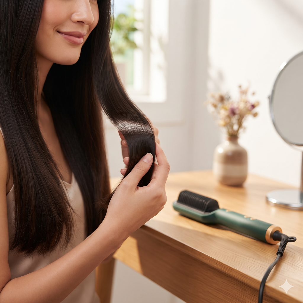 Hair Straightener Comb for Women & Men