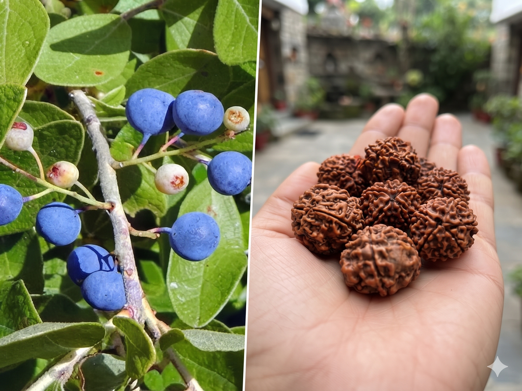 Original Himalayan Rudraksha Tree Seeds(200 gm/Pack)