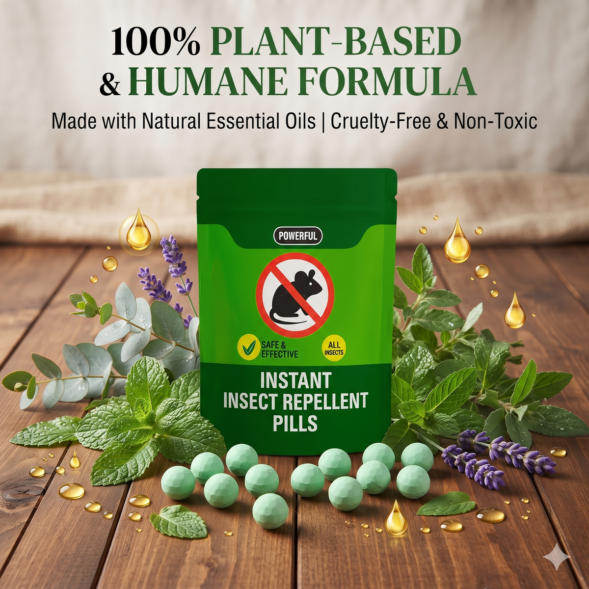Insect Repellent Pills (Pack of 2)