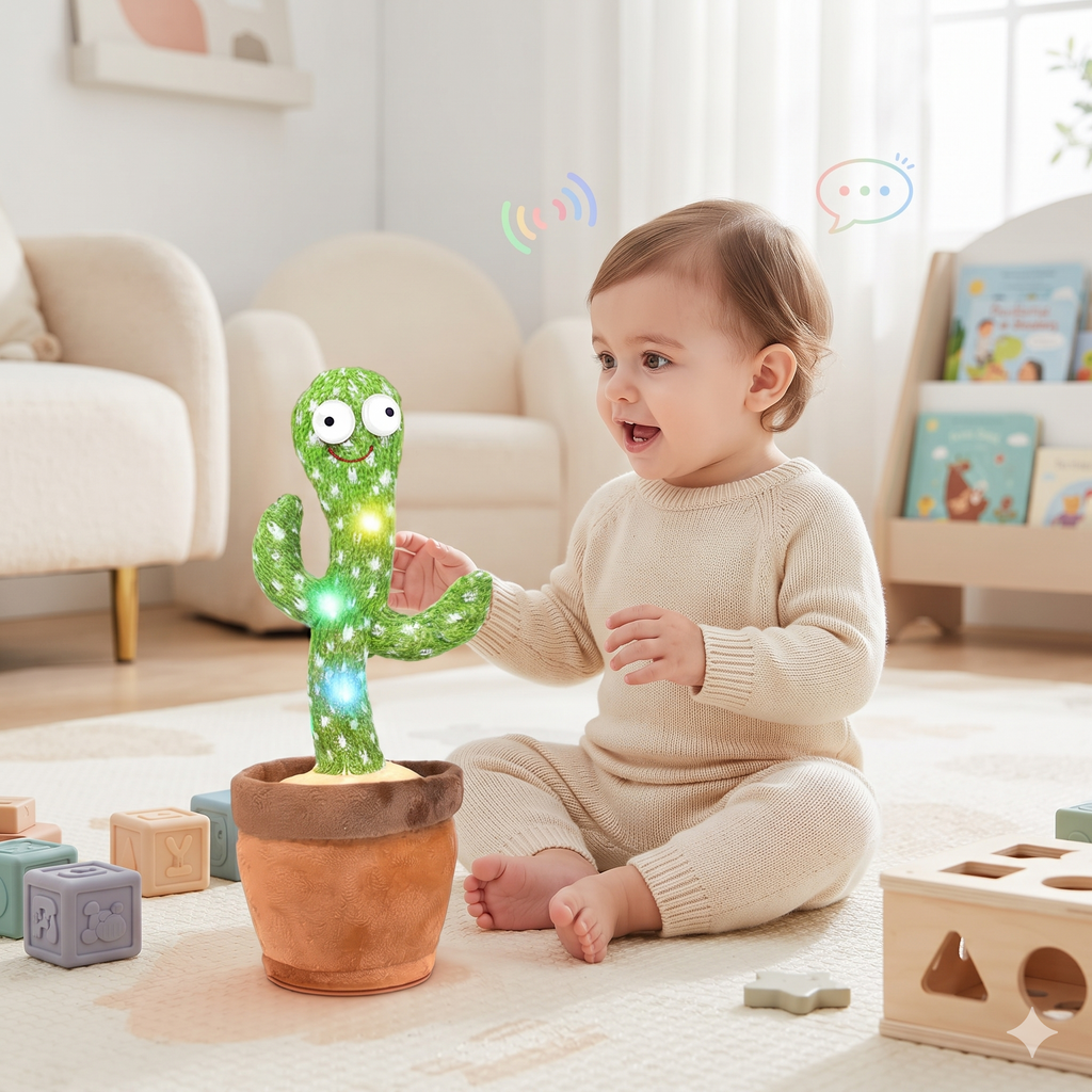 Talking & Dancing Cactus This Toy Talks