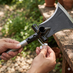 3-in-1 Forged Steel Sickle Hoe & Axe