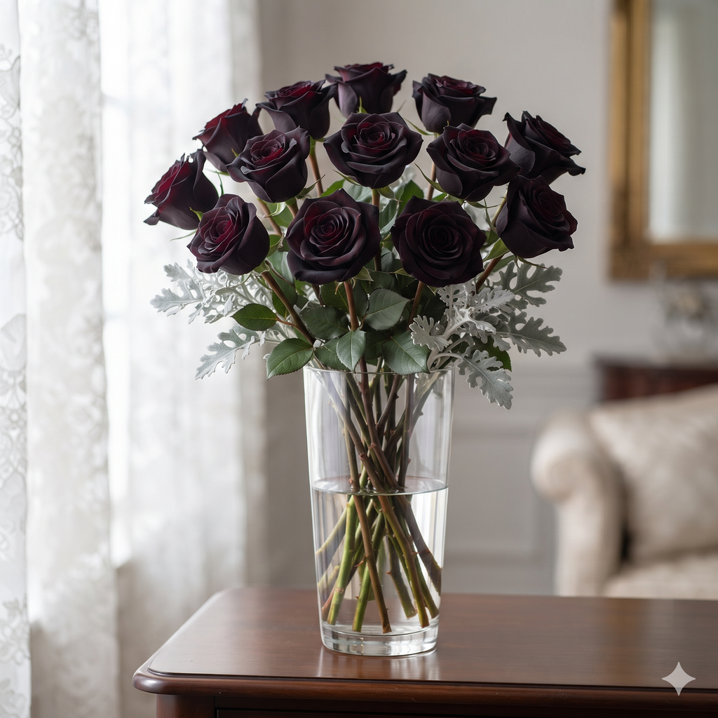 Midnight Velvet™ Rare Dark Rose Seeds (Limited Batch — Max 2 Per Order)