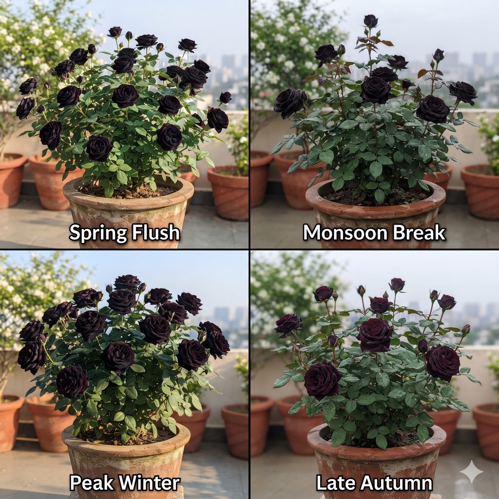Midnight Velvet™ Rare Dark Rose Seeds (Limited Batch — Max 2 Per Order)