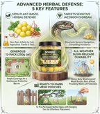 Herbal Snake Repellent Balls for Indoor & Outdoor Use | Natural Long Lasting Snake Deterrent Sachets for Home, Garden, Farm & Warehouse (12 Balls)