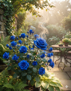 AuraSapphire Rare Hybrid Rose seeds ( Pack Of 1)