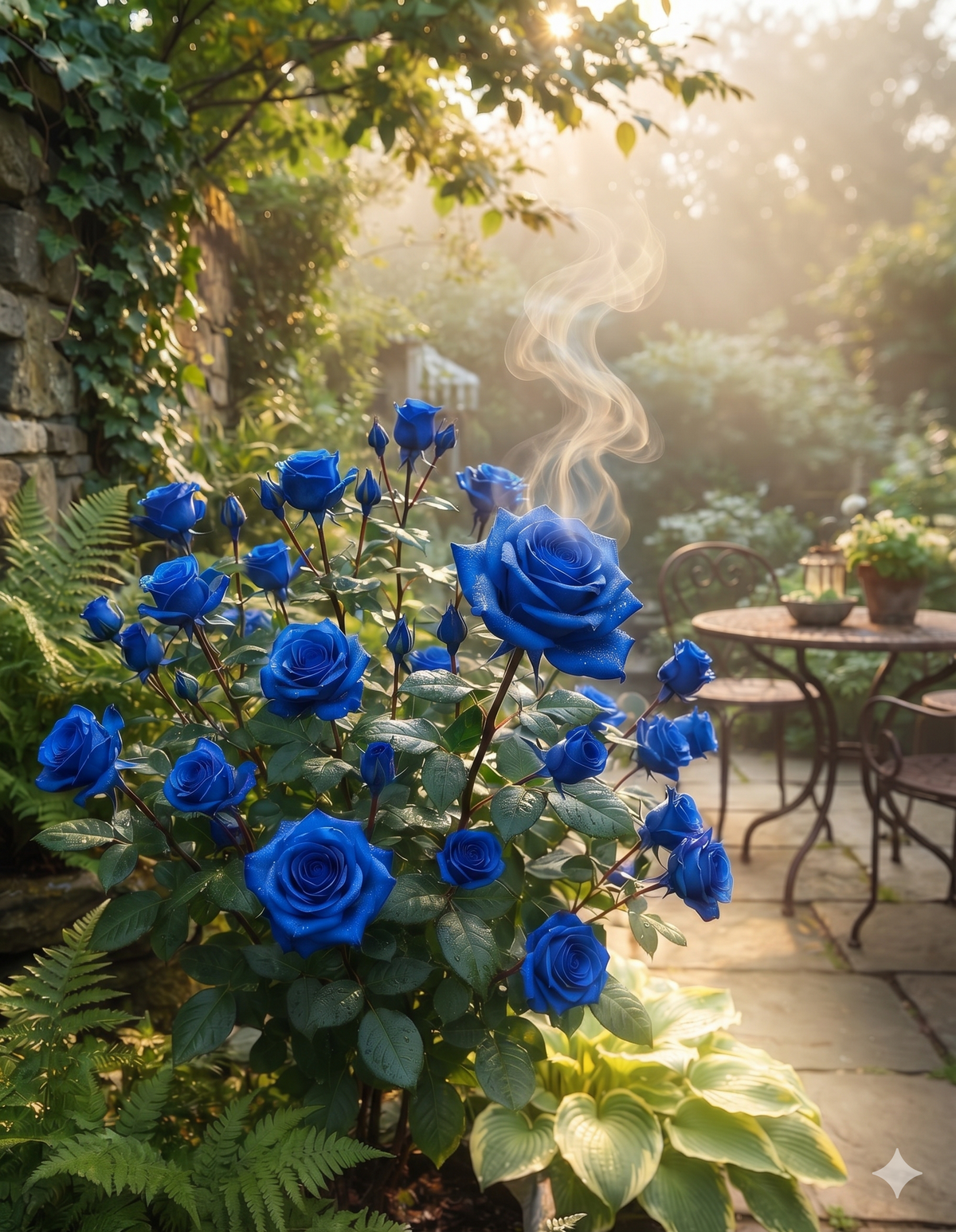 AuraSapphire Rare Hybrid Rose seeds ( Pack Of 1)