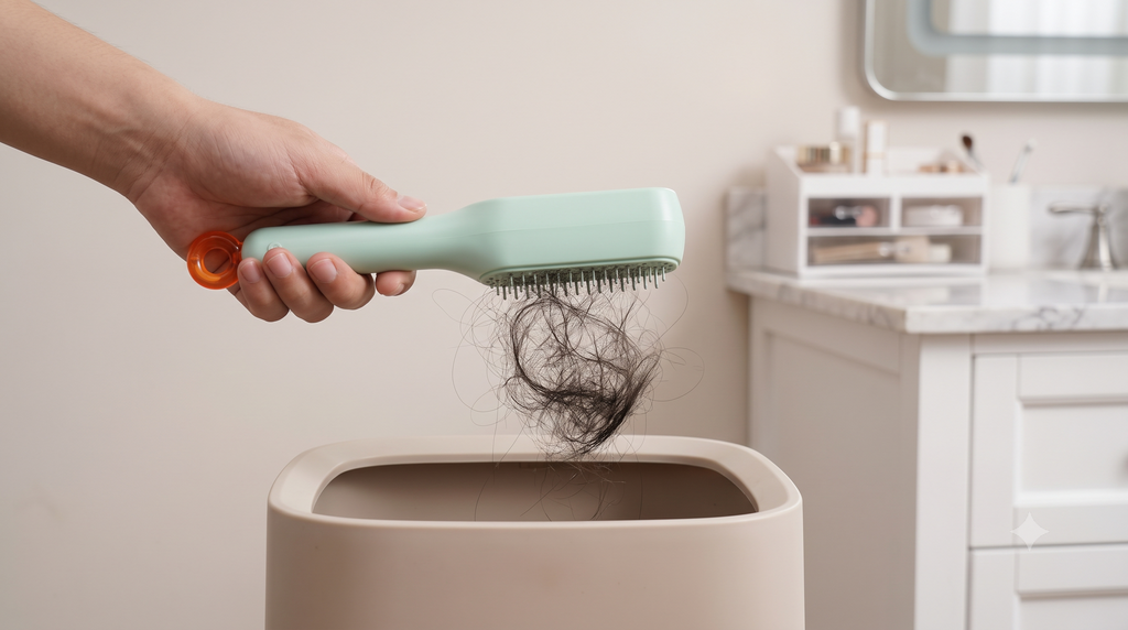 Self-cleaning Anti-static Massage Comb for Adults and Kids
