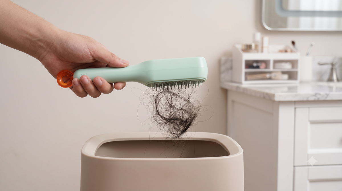 Self-cleaning Anti-static Massage Comb for Adults and Kids