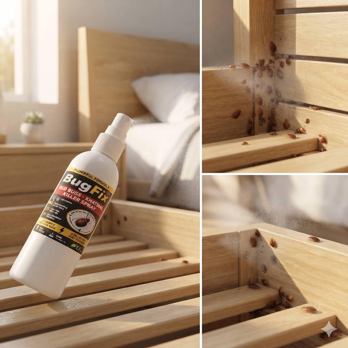 Bed Bug Killer Spray 100ml ( Buy 1 Get 2 Free! )