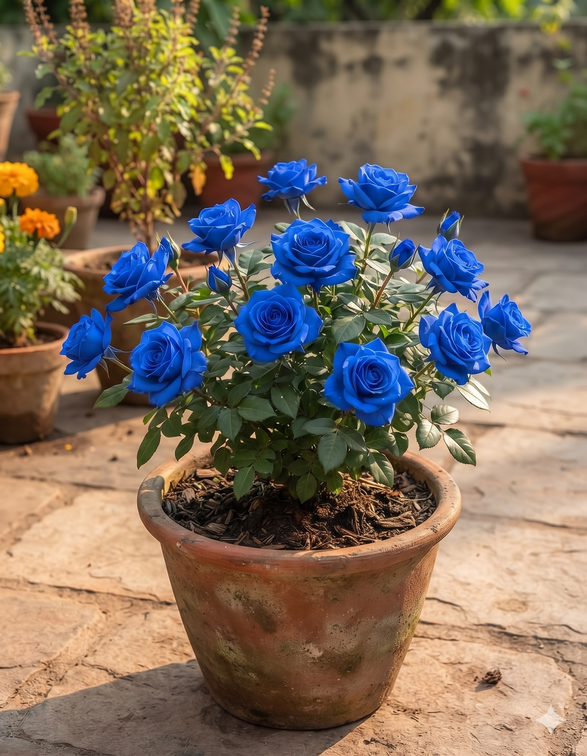 AuraSapphire Rare Hybrid Rose seeds ( Pack Of 1)