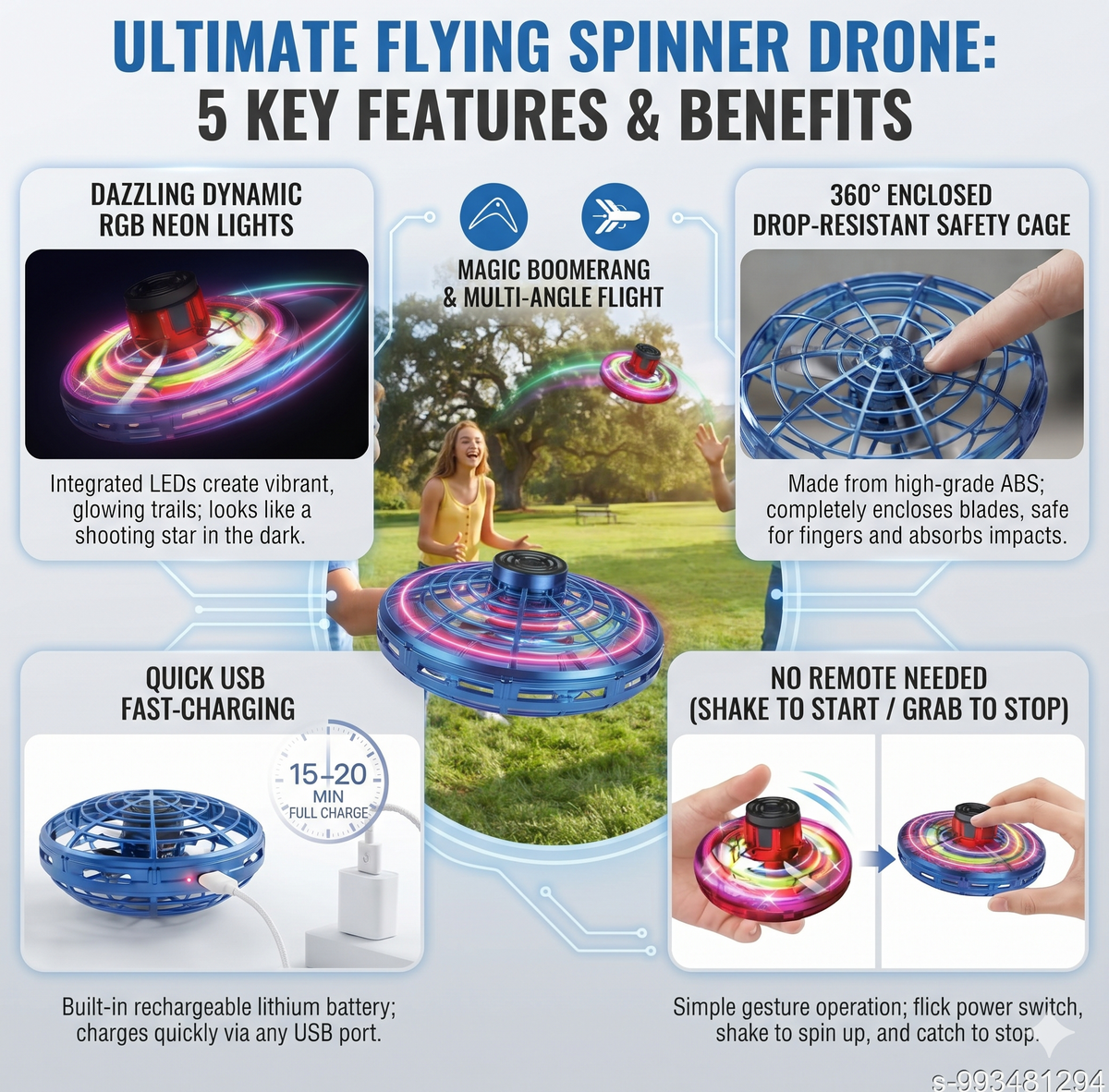 VortexBoomerang-X1 (Pack of 1)