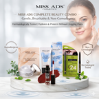 MISS ADS COMBO (FOUNDATION, LIQUID LIPSTICK, PRIMER, KAJAL)