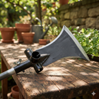 3-in-1 Forged Steel Sickle Hoe & Axe