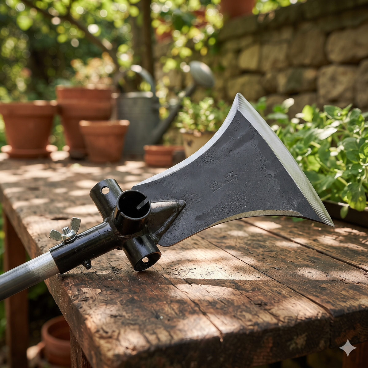3-in-1 Forged Steel Sickle Hoe & Axe