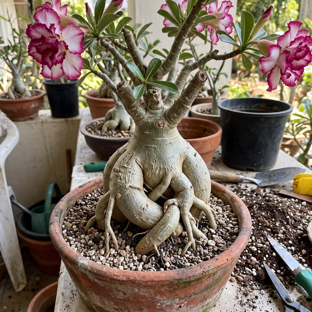 Double-Petal Desert Rose Bonsai Seeds (Rare Hybrid)