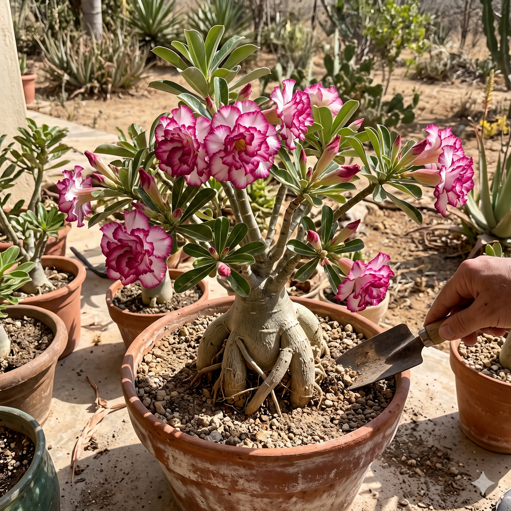 Double-Petal Desert Rose Bonsai Seeds (Rare Hybrid)