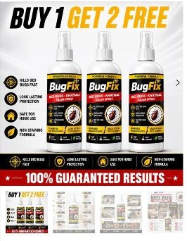 Bed Bug Killer Spray 100ml ( Buy 1 Get 2 Free! )