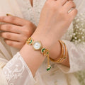 Women Vintage Gold Plated Tassel Bracelet | Ethnic Party Style | Stylish Accessory