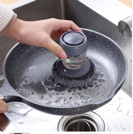 2 In 1 Liquid Soap Dispensing Brush (Buy 1 Get 1 free!)