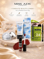 MISS ADS COMBO (FOUNDATION, LIQUID LIPSTICK, PRIMER, KAJAL)