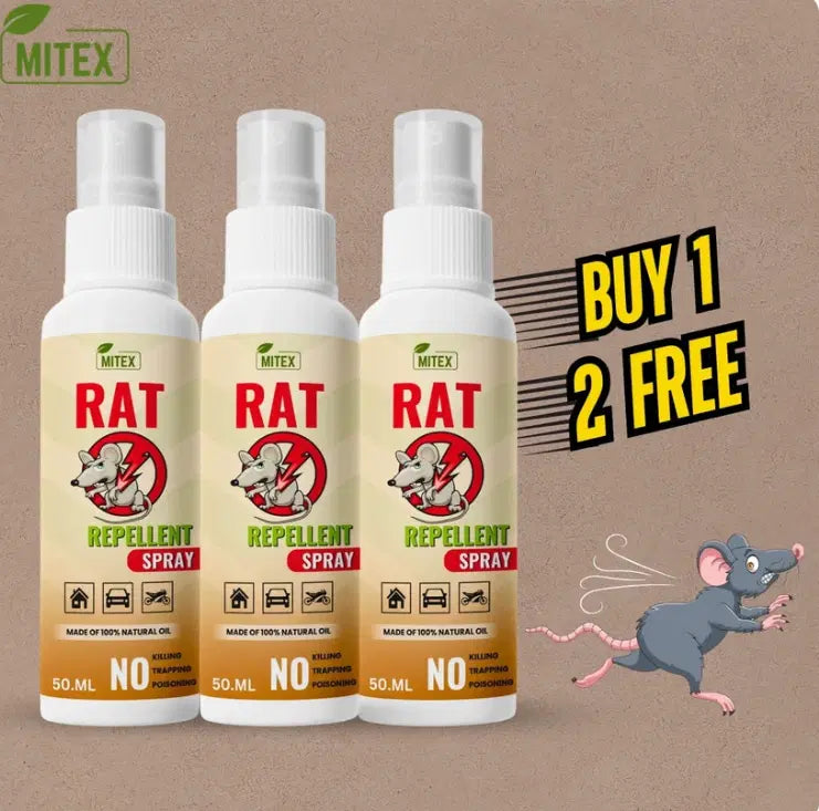 Rat Repellent Spray Pest Control Solution (Buy 1 Get 2 Free!)