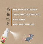 Rat Repellent Spray Pest Control Solution (Buy 1 Get 2 Free!)