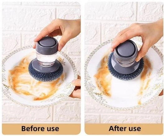 2 In 1 Liquid Soap Dispensing Brush (Buy 1 Get 1 free!)
